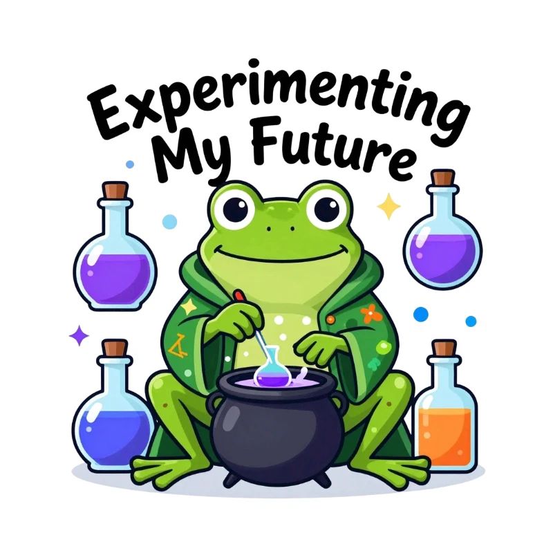 Experimenting My Future Frog Shirt Cute Science Te