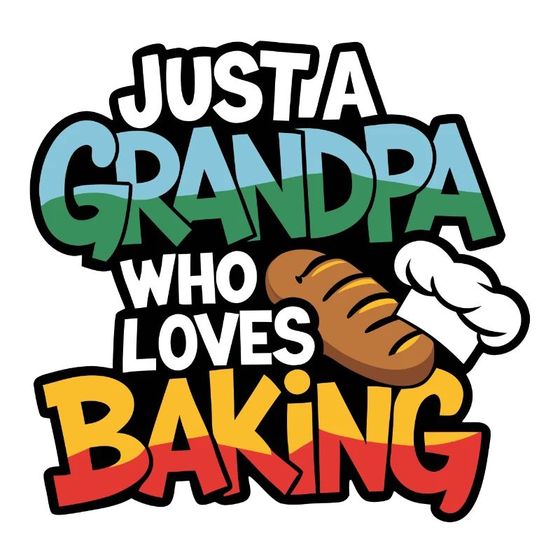 Papi est boulanger, notre papy aime cuisiner