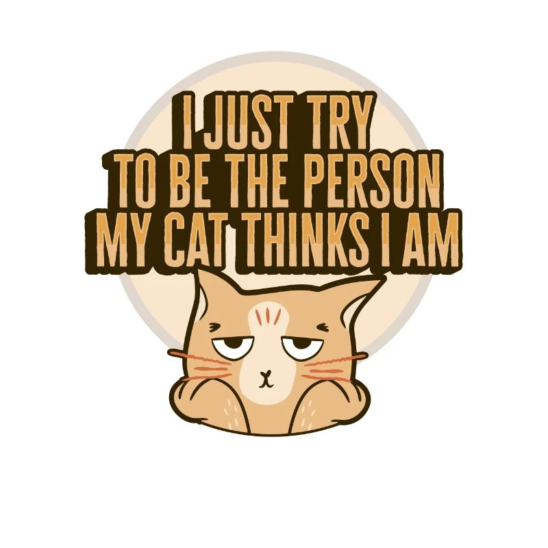 Conception de mème de chat pour une dame de chat