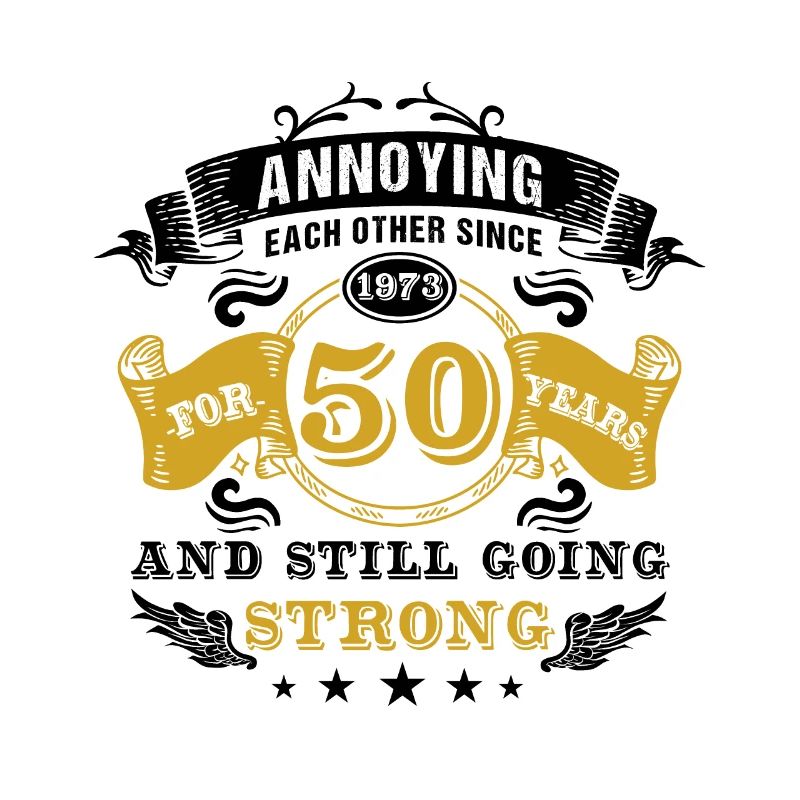 50. Hochzeitstag Ehemann Ehefrau Ehe