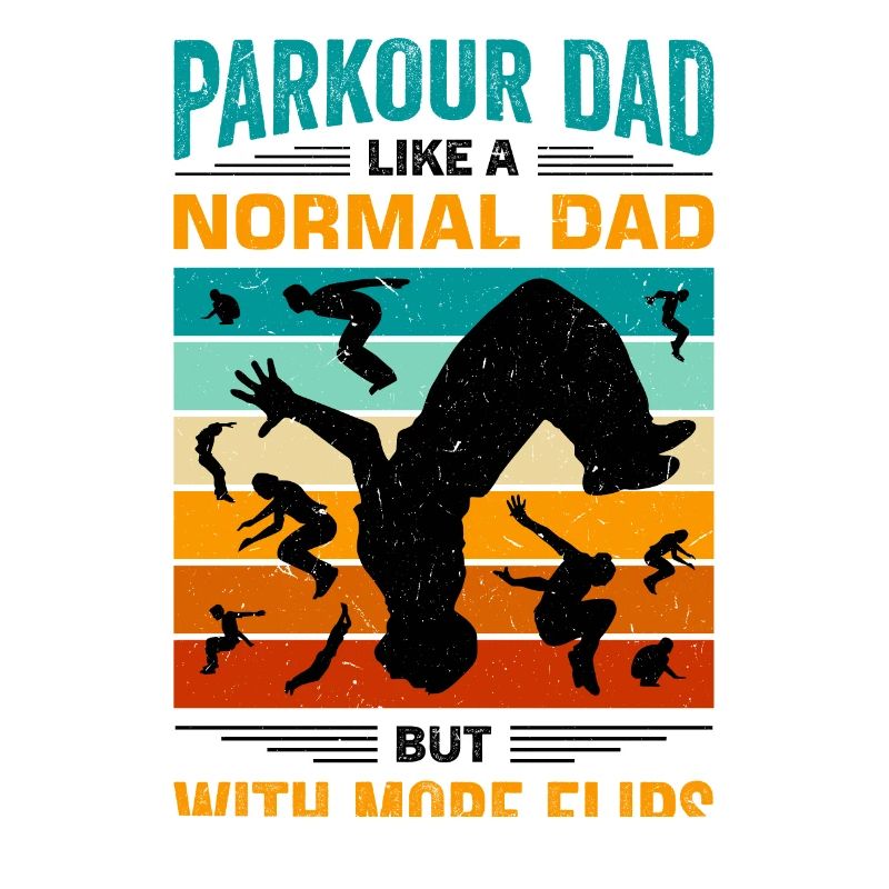 Witziger Parkour Spruch