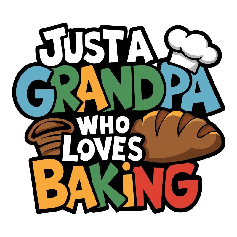 Papi est boulanger, notre papy aime cuisiner
