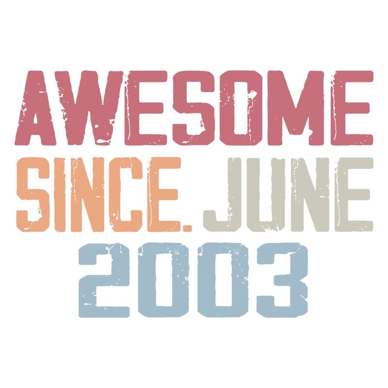 Juni 2003 Juni Retro Juni 2003 Geburtstagsgeschenk