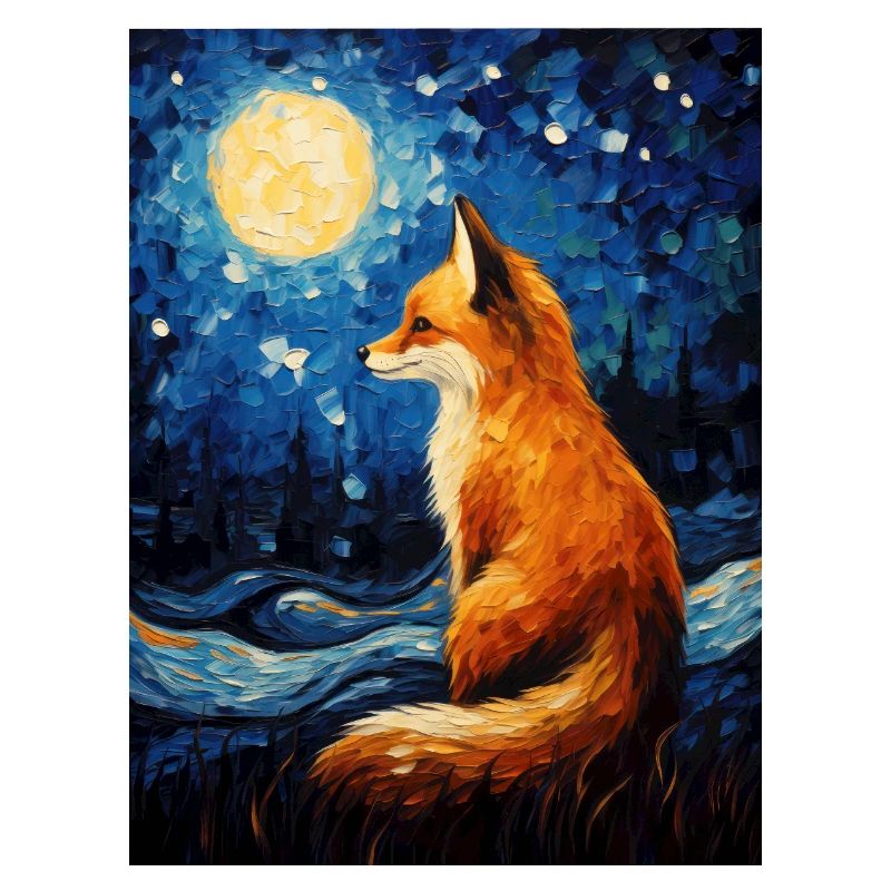 Fuchs Van gogh Style