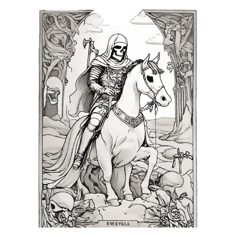 Todesreiter Tarot Illustration
