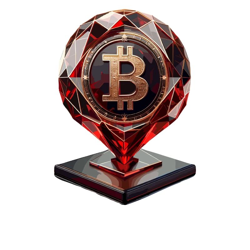 Bitcoin Kristall Design