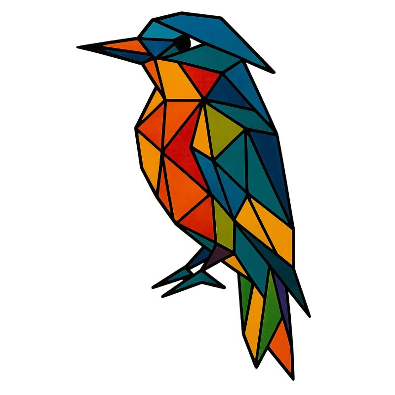 Abstract Geometric Bird