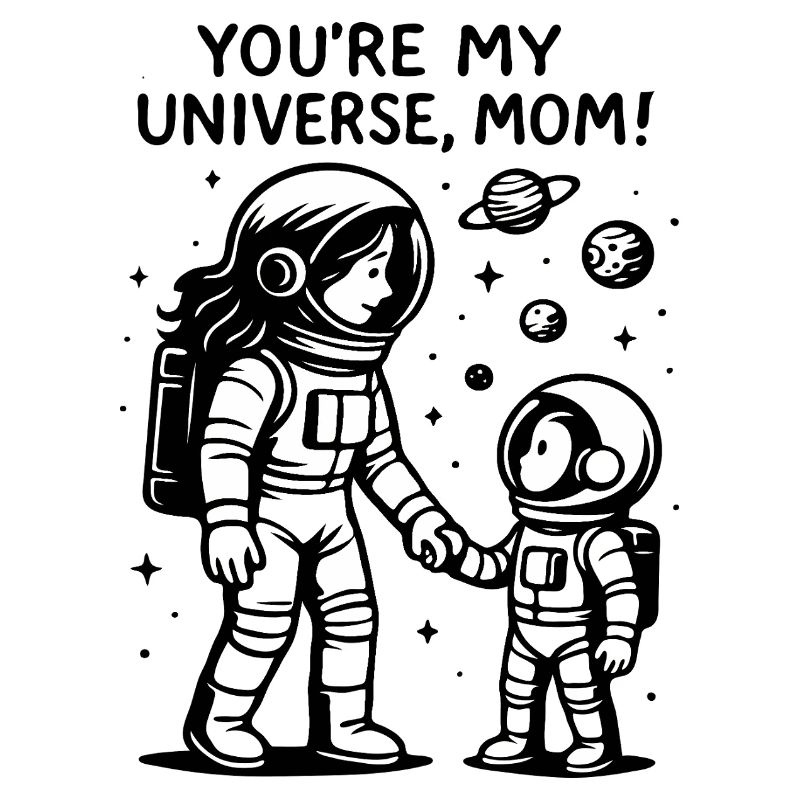 Kosmische Hand in Hand