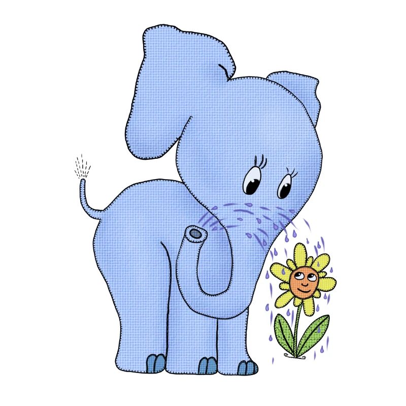 Elefant_und_Blume