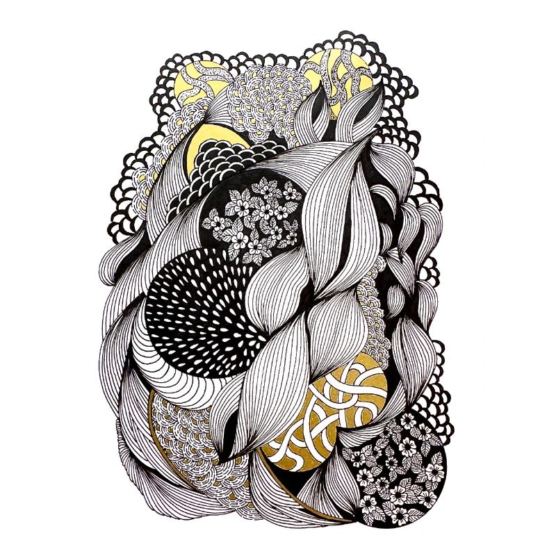 Intertwined Flower Pattern