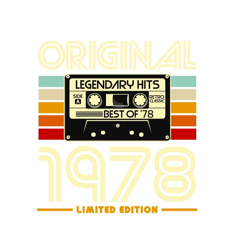Original 1978 Cassette Retro Limitee