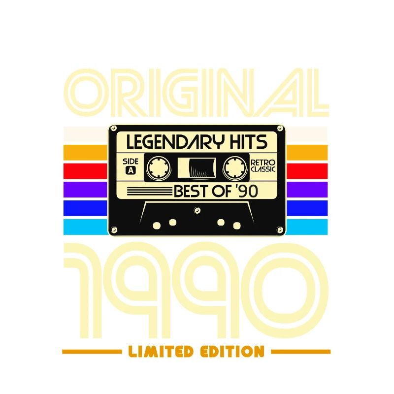 Retro 1990 Cassette Legends