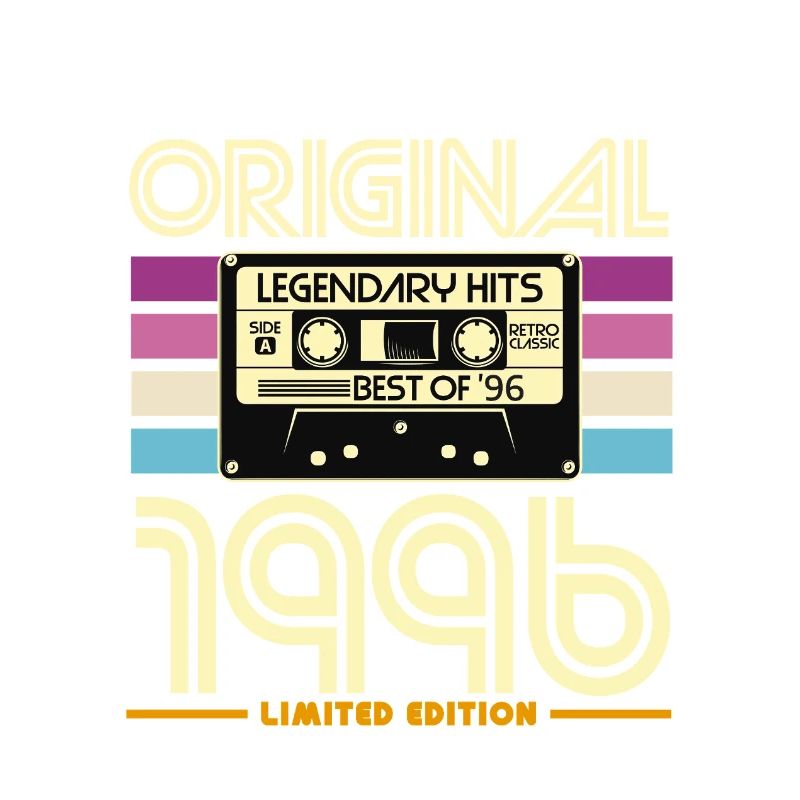 Original 1996 Cassette Rétro