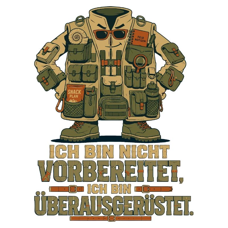 Ich bin nicht vorbereitet, ich bin Überausgerüstet