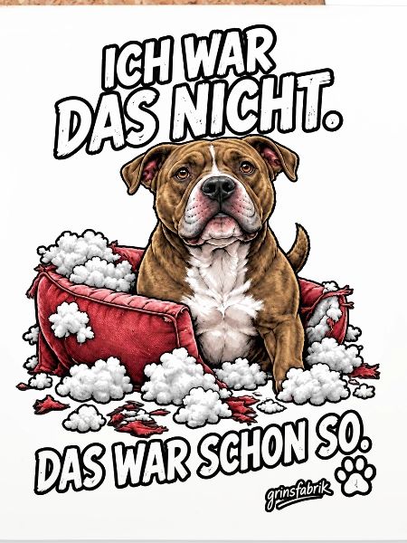 Hund im Kissenchaos
