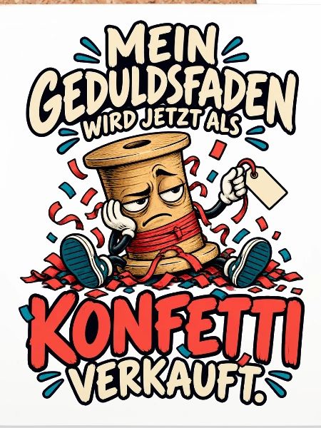 Geduldsfaden Konfetti