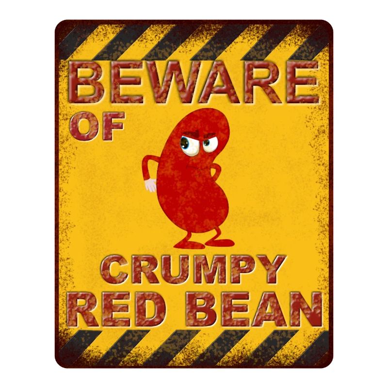 Beware of Crumpy Red Bean - Warning