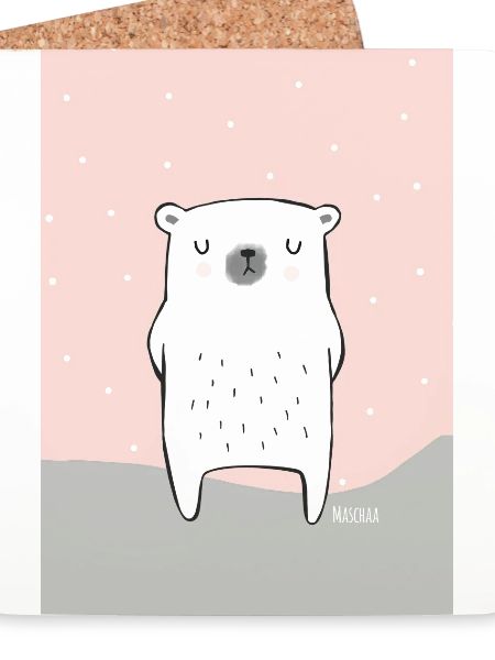 Eisbären Untersetzer