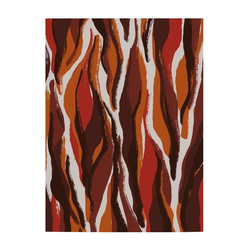Red Tiger Pattern