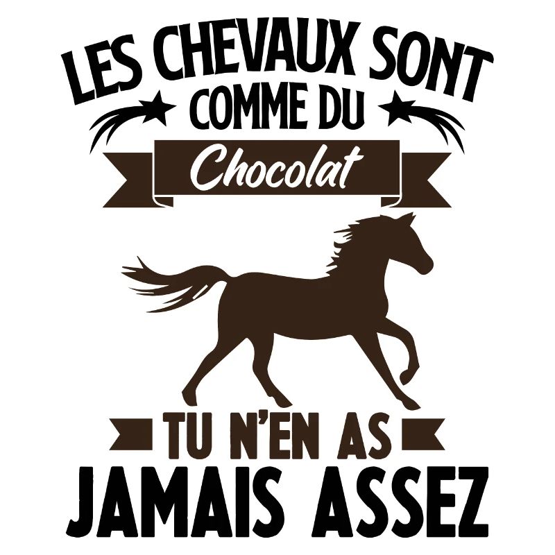 Les chevaux sont comme du chocolat