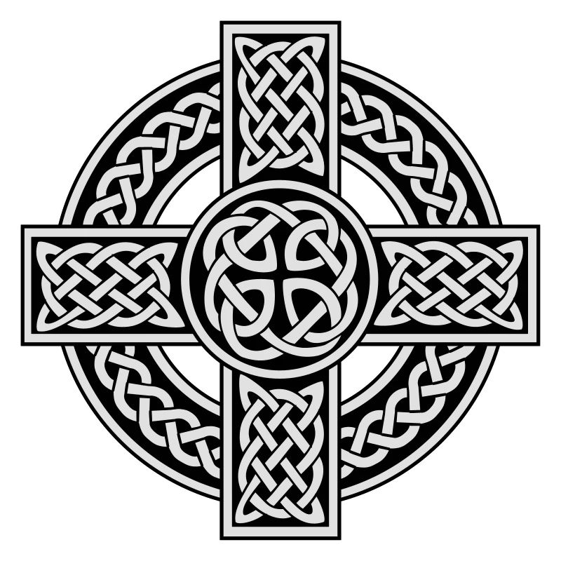 Celtic cross irish scottish