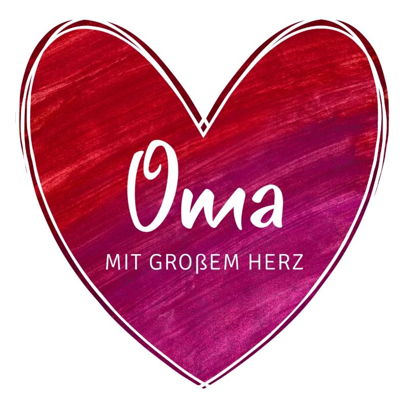 Oma mit großem Herz