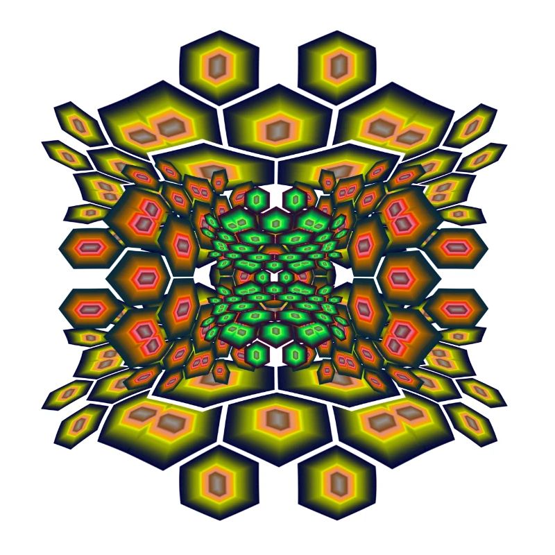 Hexagon psychedelic II