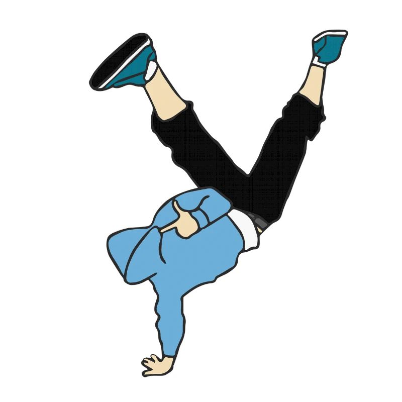 Break dance dancer