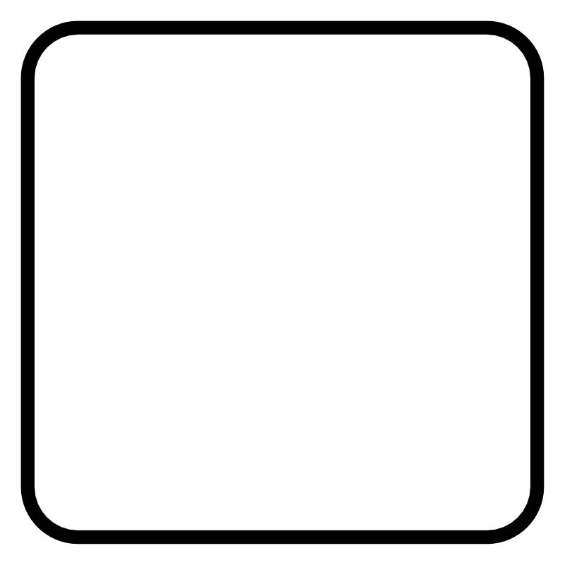 Mathematik Symbol - Quadrat