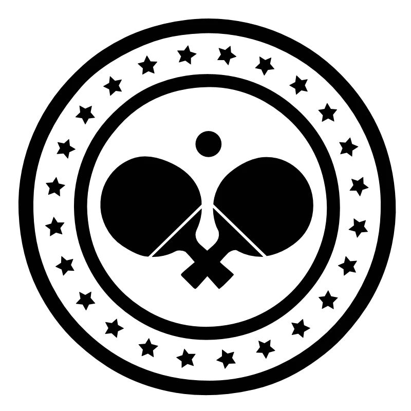 Table Tennis Emblem 01