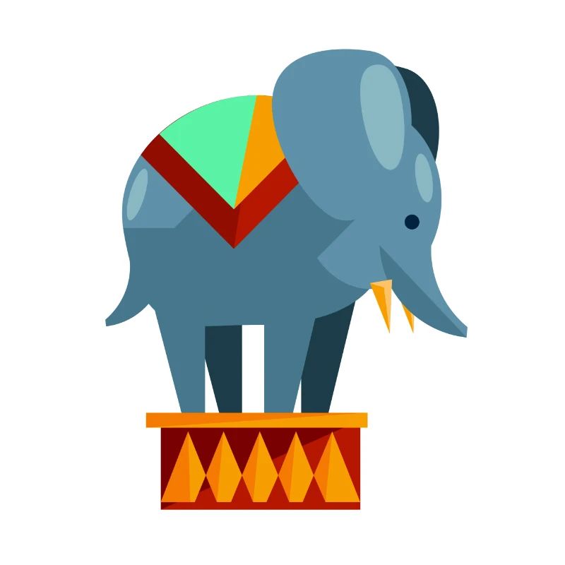 Éléphant de cirque