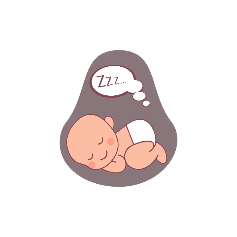 Cadeau de grossesse bébé endormi