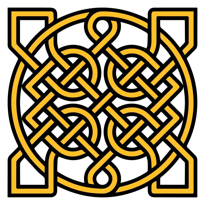 Knot pattern Motif de noeud