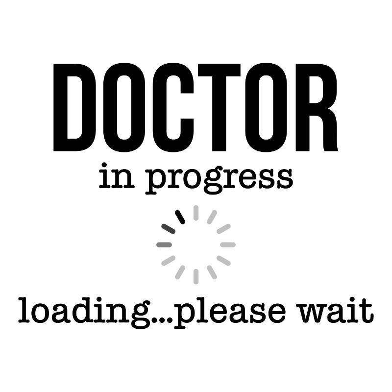 Doctor in progress loading please wait Geschenk