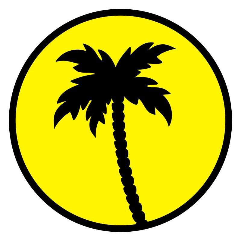 palmier design soleil