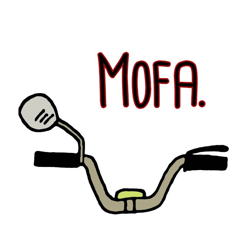 Moped handlebar 25 kmh statement