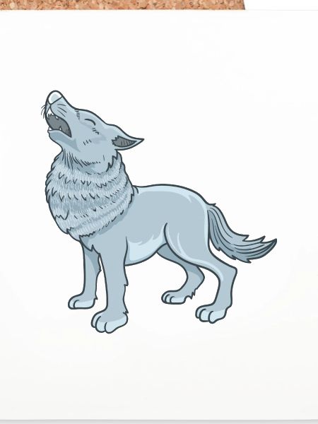Cartoon wolf