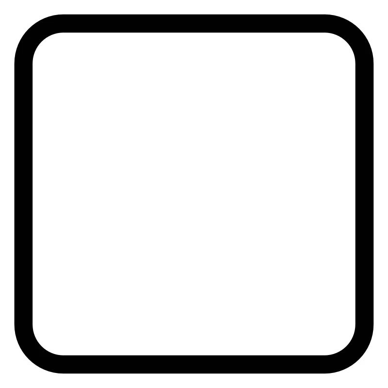 Square with round corners Template for editing