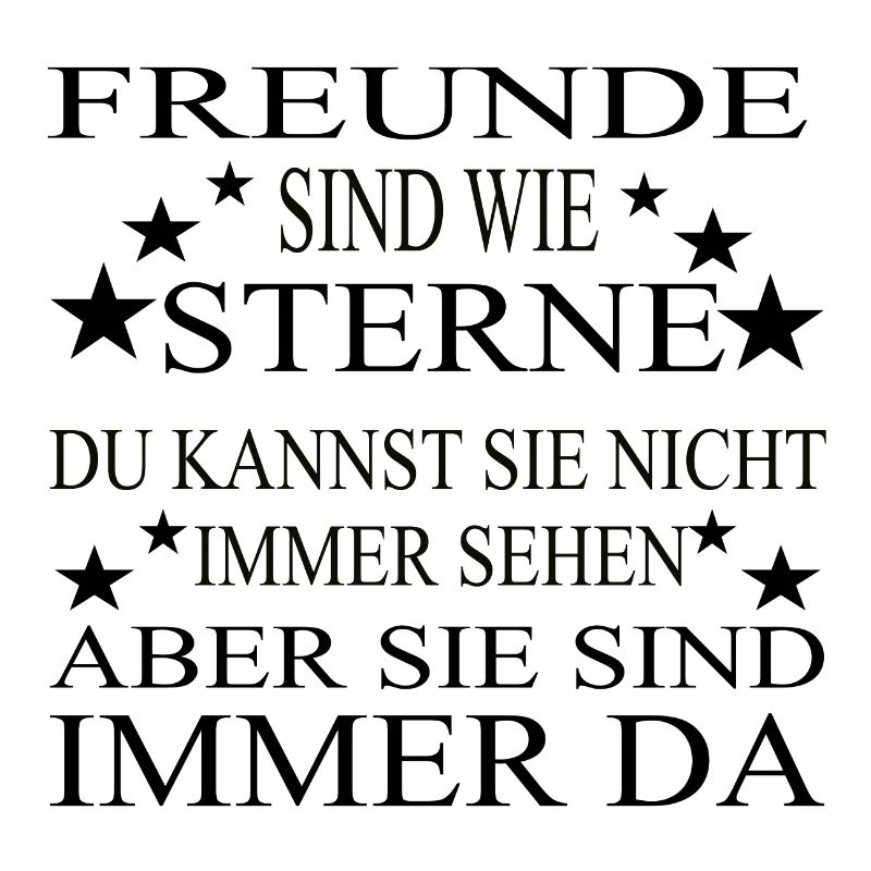 Freunde sind wie Sterne