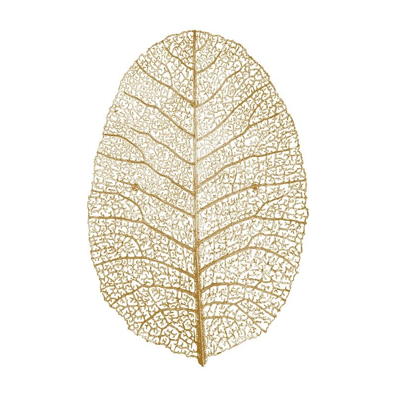 feuille dorée
