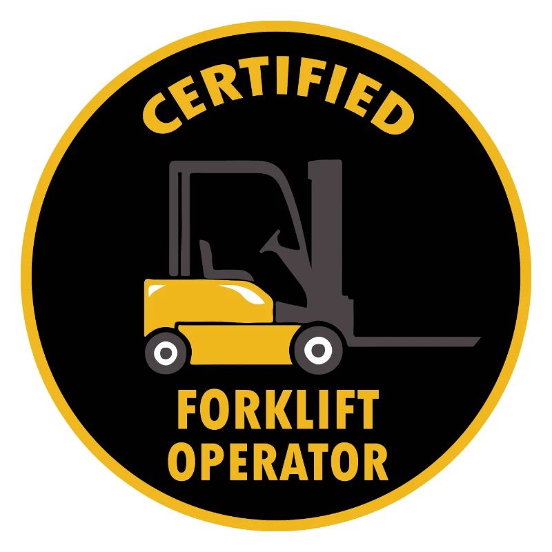 Certified forklift operator