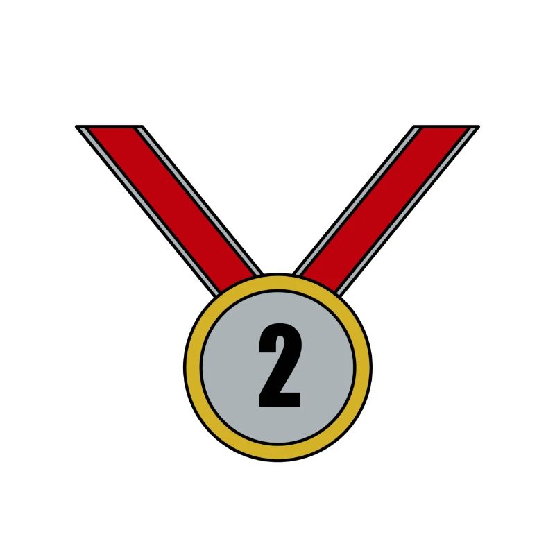 2. Platz Medaille