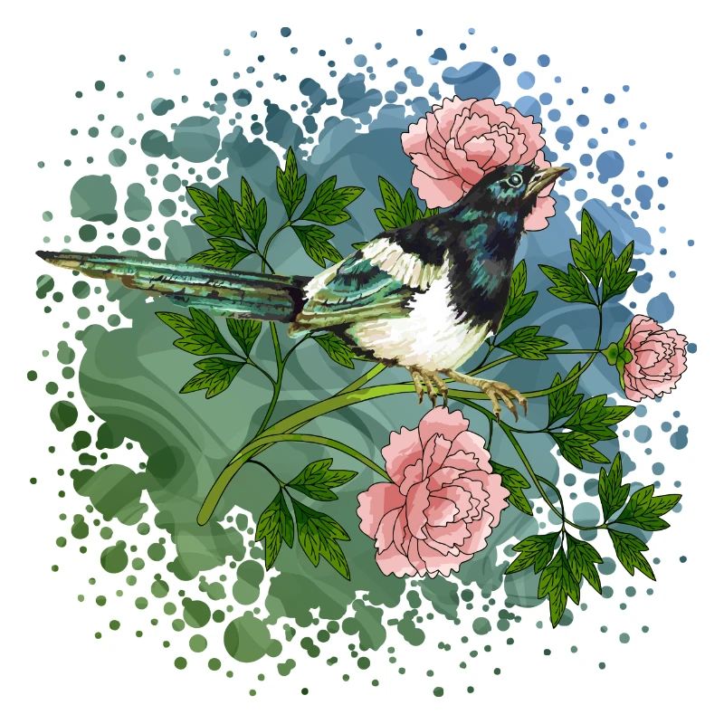 Bunte Vogel