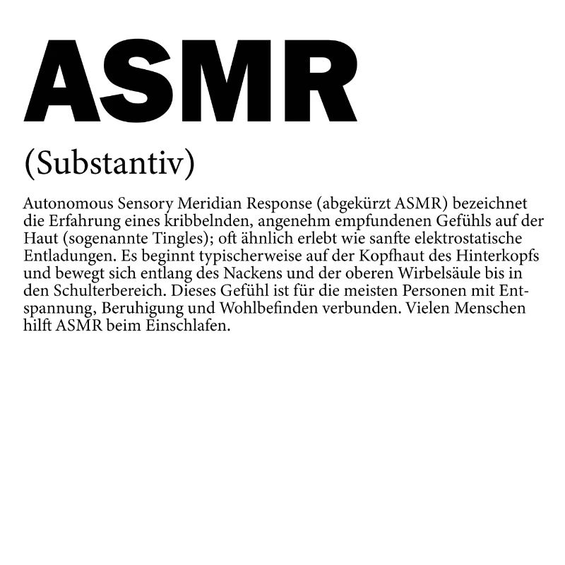 Definition ASMR