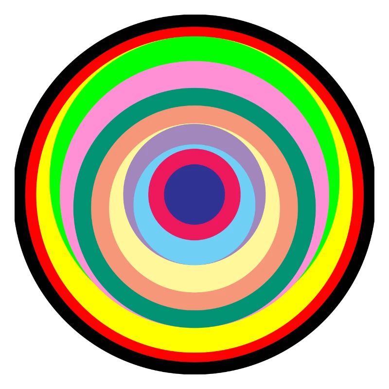 Pop-Art-Farbkreise