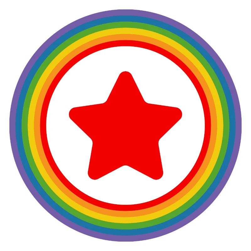 Regenbogen round stern