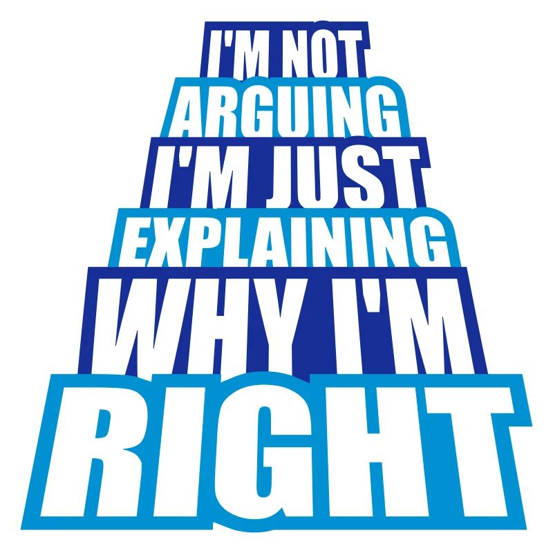 I m not arguing