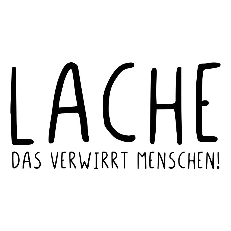 Lache das verwirrt Menschen