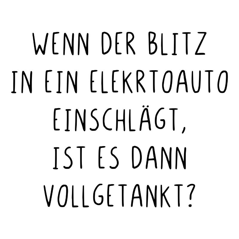 Wenn der Blitz in ein E Auto einschlägt getankt