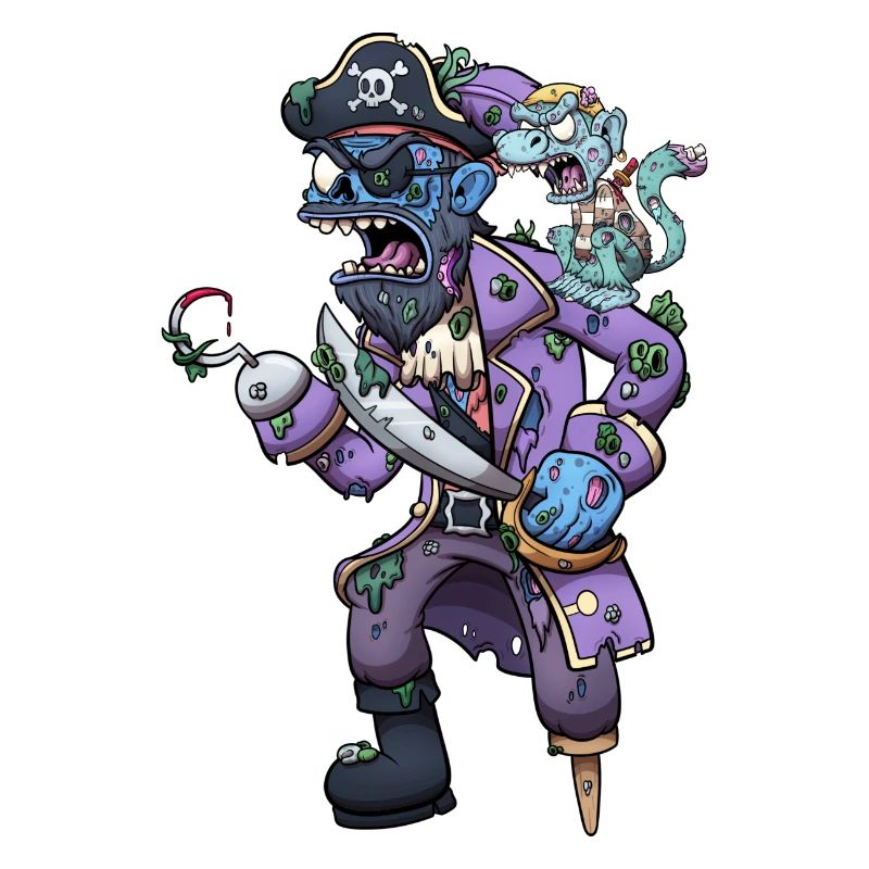 Zombie Pirate Captain